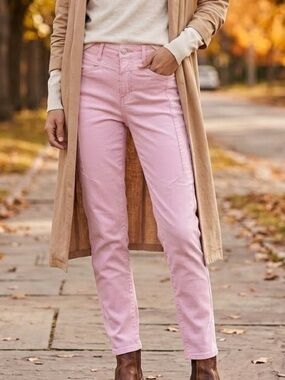 NWT Esqualo Lilac Winter Pastel Slim Straight Jeans US 2 / 4 coastal cowgirl